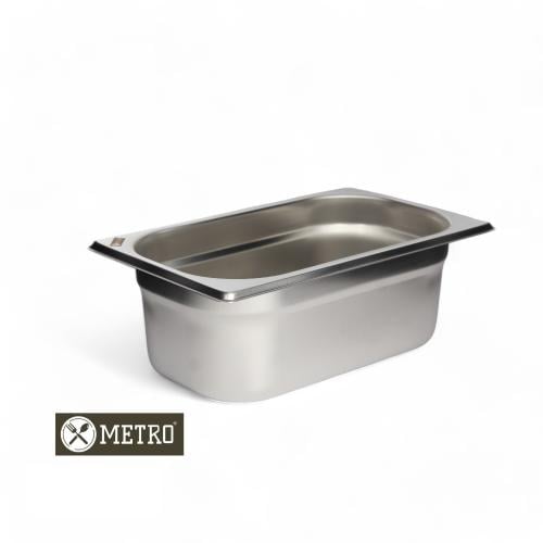 GN Pan Steel 1/4 حوض استيل 1/4 عمق 6.5 سم