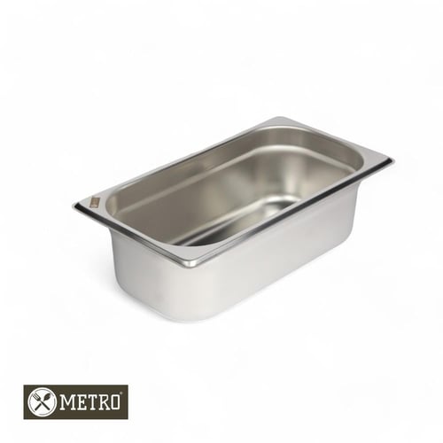 GN Pan Steel 1/3 حوض استيل 1/3 عمق 6.5 سم
