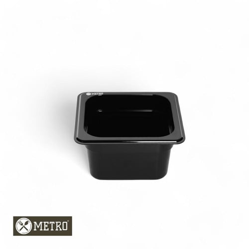 GN pan polycarbonate 1/6 Black حوض بلاستك اسود 1/6...