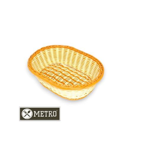 سلة خبز بيج بيضاوي 23 سم