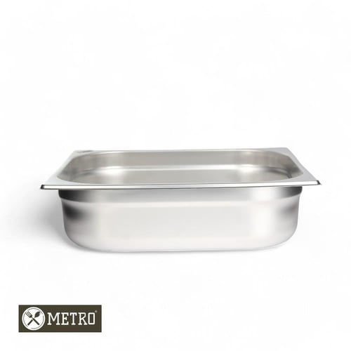 GN Pan Steel 2/3 حوض استيل 2/3 عمق 6.5 سم