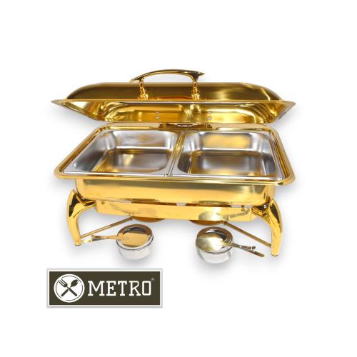 سخان بوفية هيدروليك 9 لتر ذهبي مستطيل