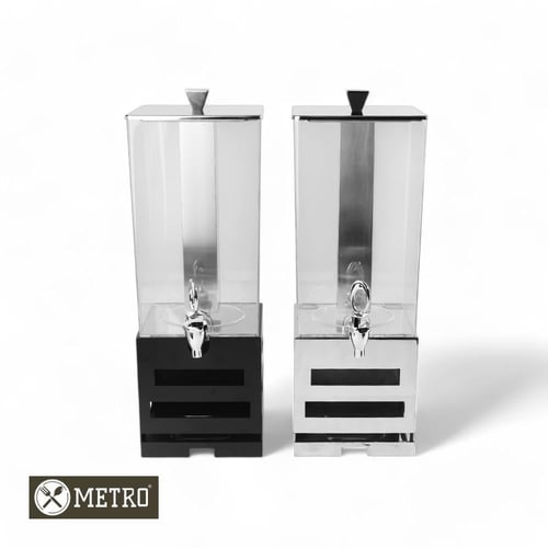 موزع عصير حوض مربع 15 لتر قاعدة اسود