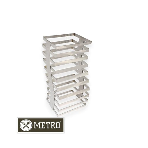 استاند بوفية شكل S حرف فضي