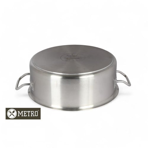 قدر ستانلس ستيل مترو مسطح 60/20 سم