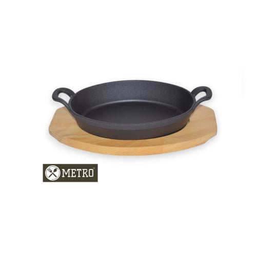 طاجن اسود بيضاوي بيدين 24 سم