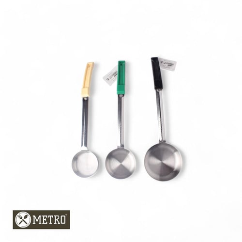 مغرفة استيل يد ملون 3 اونص