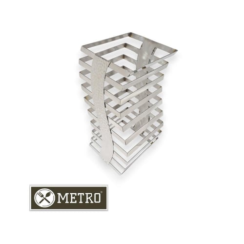 استاند بوفية شكل S حرف فضي