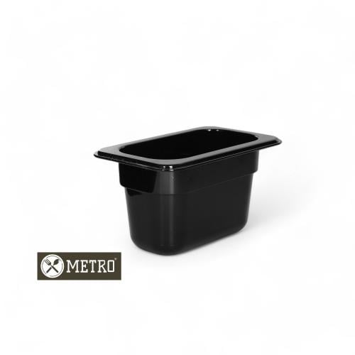 GN pan polycarbonate 1/9 Black حوض بلاستك اسود 1/9...