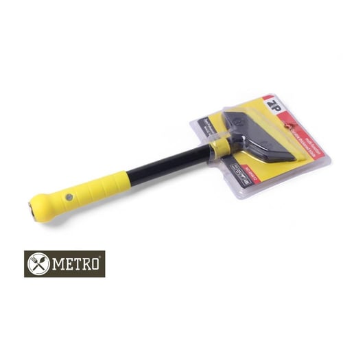 مشحاف بسكينة بعصي يد اصفر 30 سم