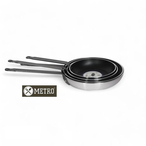 طاوة المنيوم تيفال ميترو يد حديد 40 سم