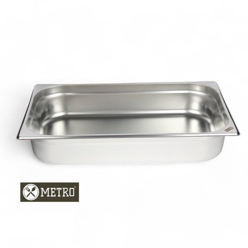 GN Pan Steel 1/1 حوض استيل 1/1 عمق 6.5 سم