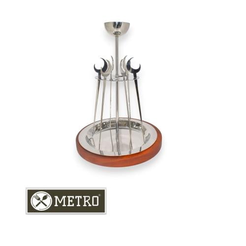 Pyramid skewer buffet stand