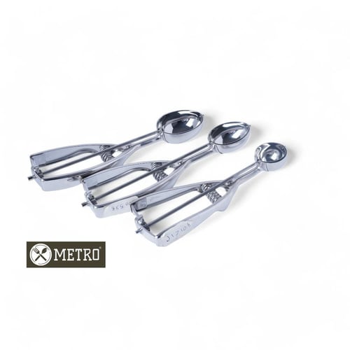 ملعقة ايسكريم راس بيضاوي