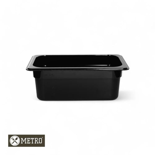 GN pan polycarbonate 1/4 Black حوض بلاستك اسود 1/4...