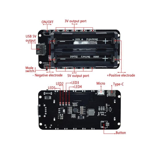 قاعدة بطاريات الليثيوم | Lithium Battery Shield