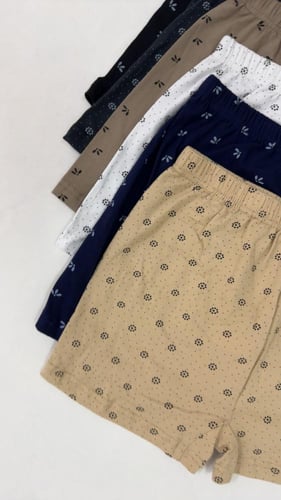 بوكسر قطن مشجر ( مطاط داخلي ) موديل 233