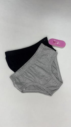 كلوت بناتي قطن فسكوز بارد مطاط داخلي ( قطعتين ) سا...