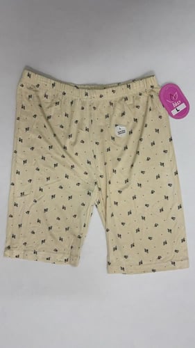 شورت نسائي قطن فسكوز بارد مشجر ( مطاط داخلي ) مودي...