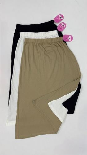 تنورة نسائي قطن سادة موديل071