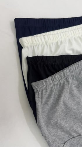 كلوت نسائي قطن ساده قطعتين جامبو ( مطاط داخلي )مود...