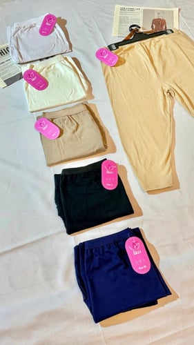 برمودا نسائي سادة قطن مطاط خارجي 239