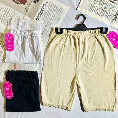 شورت نسائي قطن جكار دانتيل 199