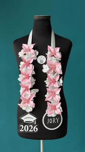 عقد تخرج ورد صناعي