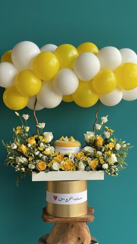 كيك اني وداني | تنسيق زهور مميزه