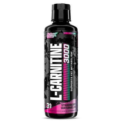 Nutrix Research Liquid Carnitine, strawberry water...