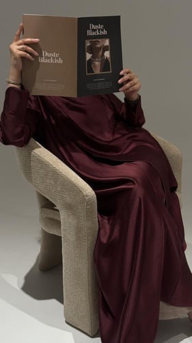 عباية بليزر كريب ايطالي فاخر