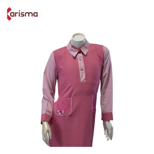 مريول ابتدائي قطعه واحده شكل قلب