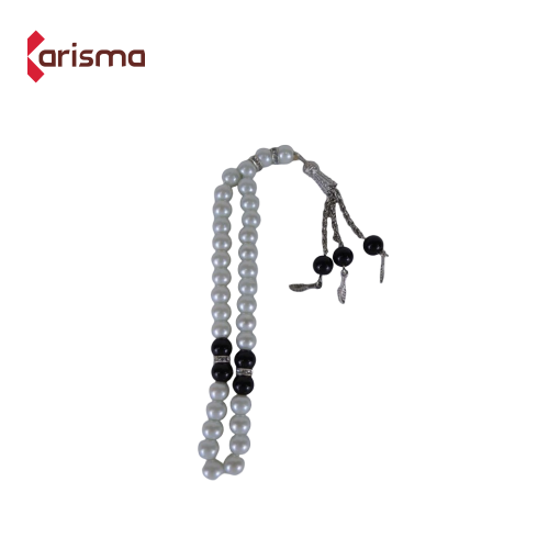 سبحة لون ابيض لؤلؤي