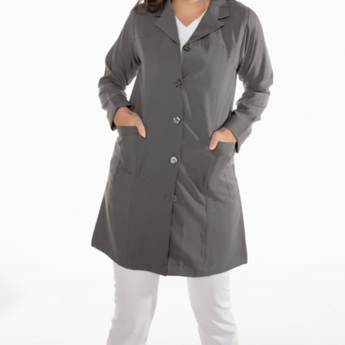 لابكوت طبي رصاصي