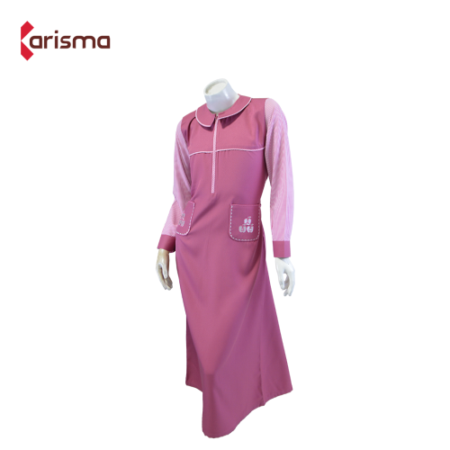 مريول ابتدائي قطعه واحده جيب بارز