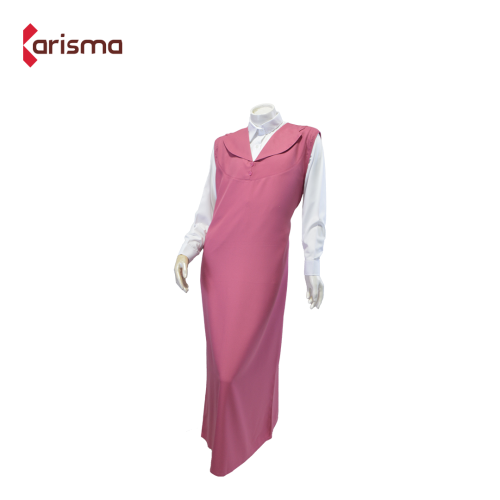 مريول ابتدائي قطعتين ساده ازرار امامية