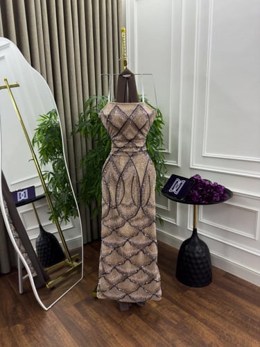 فستان قطعتين ماسك