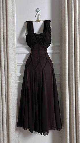 فستان ارين بني