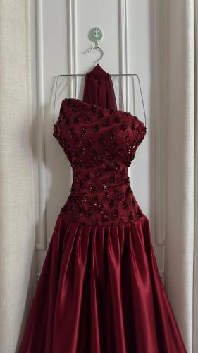 فستان كريمة بترتر