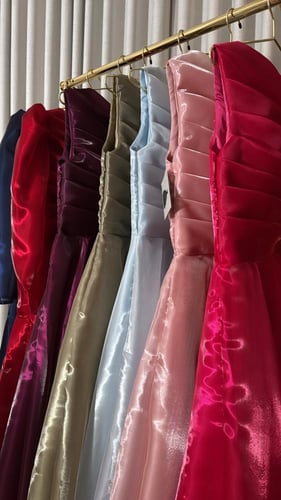 فستان تركواز الوان