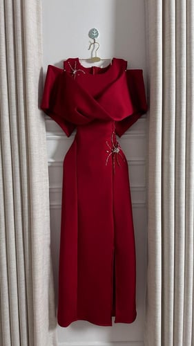 فستان عيد اوف شولدر