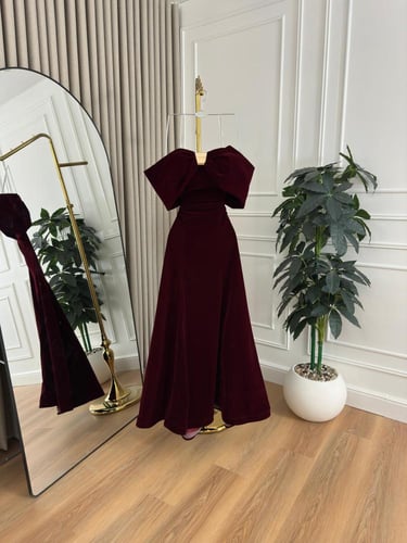 فستان شيرا مخملي