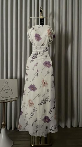 فستان نوران قطعتين