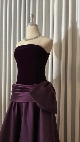 فستان ليلاس بنفسجي