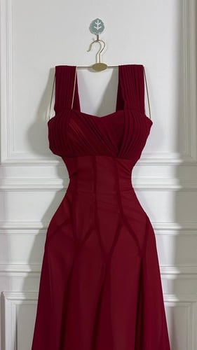 فستان ارين احمر