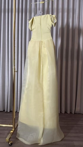 فستان ليموني ناعم