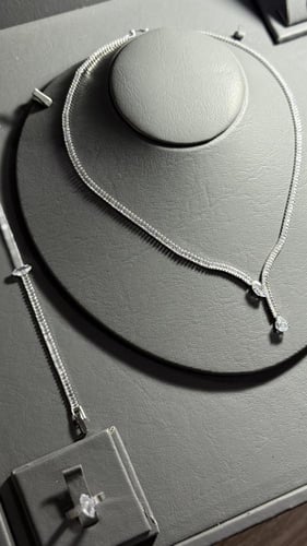 طقم اكسسوار ناعم زركون