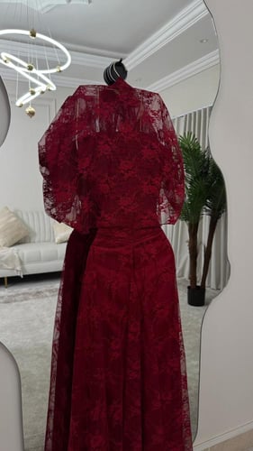 فستان سمية دانتيل