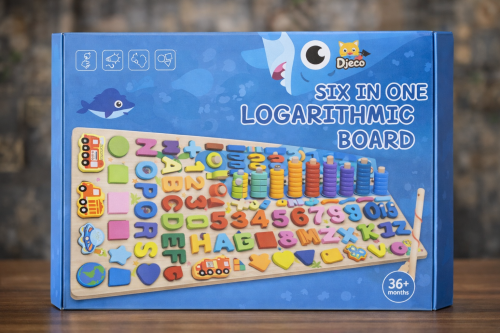 Six in one logarithmic board