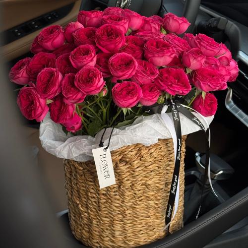 baby rose basket